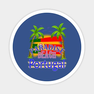 Paradise Beach Portugal Vacation Holidays Magnet